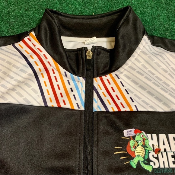 Hard Shellz Turtle Striped Track Jacket 2XL - Picture 5 of 9